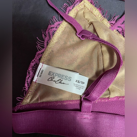 Express One Eleven Strappy Lace Bralette Bundle in Size Extra Small - Picture 4 of 4